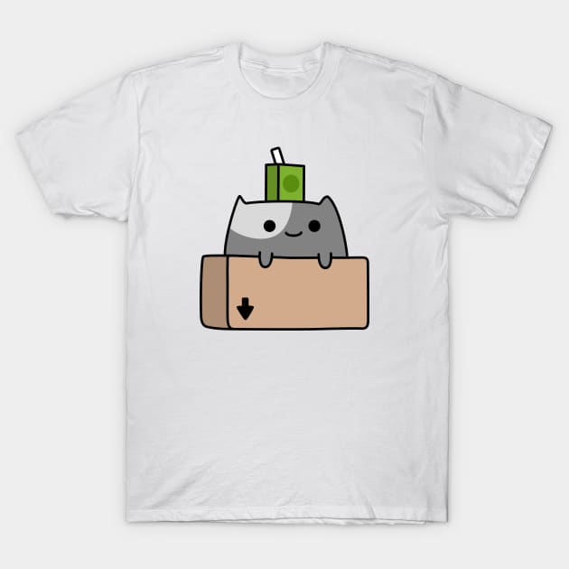 Box Cat T-Shirt by Robot Dance Battle